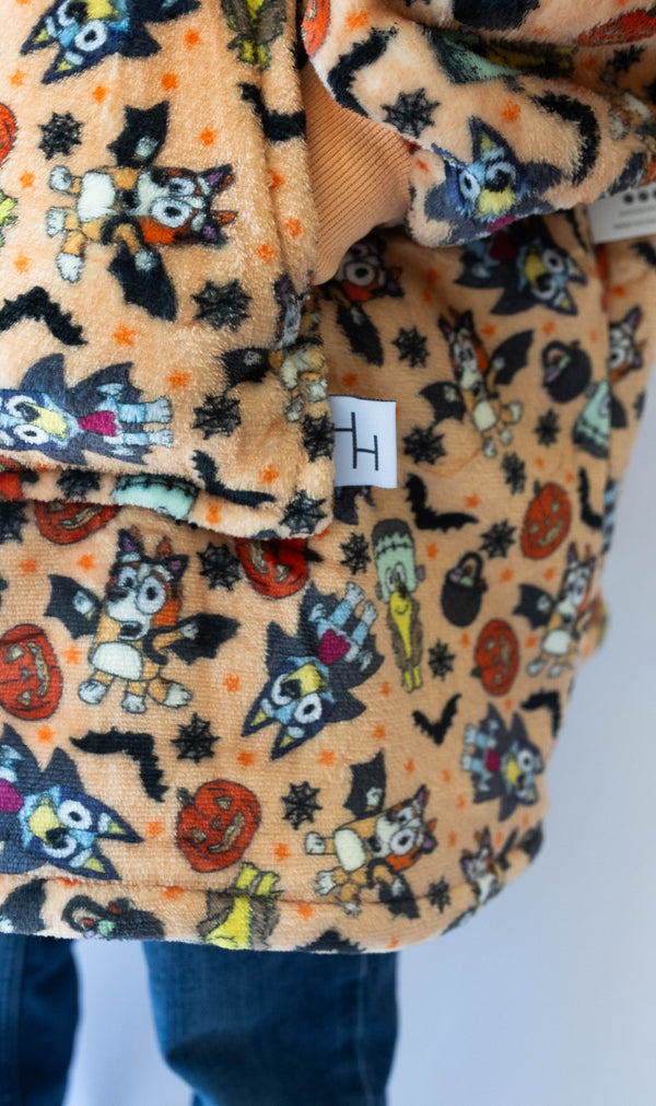 bluey-heeler-ween-sherpa-lined-hoodie-blanket House of Henry - Sophia's Style-1